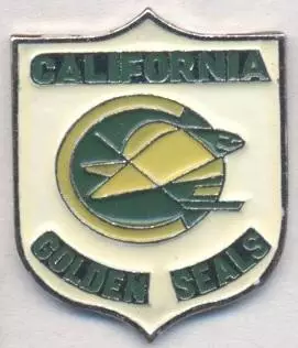 хокей.клуб Каліфорнія (США, НХЛ) важмет /California Golden Seals NHL hockey pin