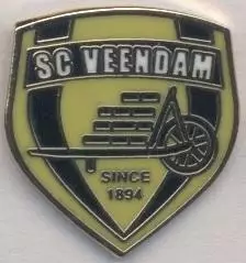 футбол.клуб Вендам (Нідерланди) ЕМАЛЬ /SC Veendam,Netherlands football pin badge