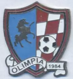 футбол.клуб Олімпія Белць (Молдова)2 важмет /Olimpia Balti, Moldova football pin