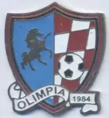 футбол.клуб Олімпія Белць (Молдова)2 важмет /Olimpia Balti, Moldova football pin