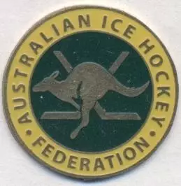 Австралія, федерація хокею,№1 важмет / Australia ice hockey federation pin badge