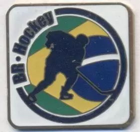 Бразилія, федерація хокею №1 важмет/Brazil ice hockey assn. federation pin badge
