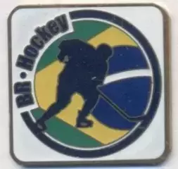 Бразилія, федерація хокею №1 важмет/Brazil ice hockey assn. federation pin badge