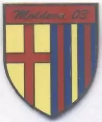 футбол.клуб Молдова-03 Унгень важмет / FC Moldova 03 Ungheni, football pin badge