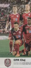 постер А4 футбол ЧФР Клуж (Румунія) 2012 / CFR Cluj, Romania football poster