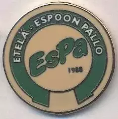 футбол.клуб Етеля-ЕП (Фінляндія) ЕМАЛЬ / Etela-Espoon Pallo,Finland football pin