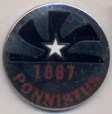 футбол.клуб Понністус (Фінляндія) ЕМАЛЬ /Ponnistus Helsinki,Finland football pin
