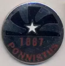 футбол.клуб Понністус (Фінляндія) ЕМАЛЬ /Ponnistus Helsinki,Finland football pin