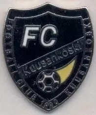 футбол.клуб Куусанкоскі (Фінляндія) ЕМАЛЬ / FC Kuusankoski, Finland football pin