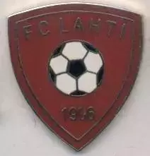 футбол.клуб Лахті (Фінляндія) ЕМАЛЬ / FC Lahti,Finland football enamel pin badge