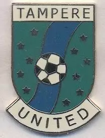 футбол.клуб Тампере Юнайтед (Фінляндія)1 ЕМАЛЬ /Tampere Utd,Finland football pin