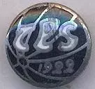 футбол.клуб ТПС Турку (Фінляндія ЕМАЛЬ випуклий/TPS Turku,Finland football badge