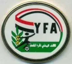 Ємен, федерація футболу, важмет /Yemen football association federation pin badge