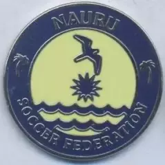 Науру, федерація футболу (не-ФІФА)3 ЕМАЛЬ / Nauru football federation pin badge