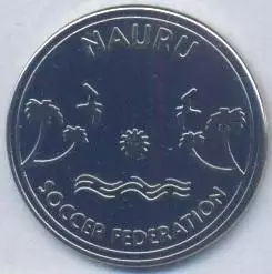 Науру, федерація футболу (не-ФІФА)4 ЕМАЛЬ / Nauru football federation pin badge
