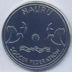 Науру, федерація футболу (не-ФІФА)4 ЕМАЛЬ / Nauru football federation pin badge