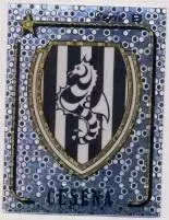 наклейка люмінесцент.футбол Чезєна (Італія/AC Cesena,Italy football logo sticker