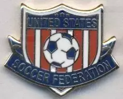 США, федерація футболу,№9 ЕМАЛЬ /USA soccer-football federation enamel pin badge