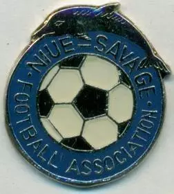 Ніуе, федерація футболу, важмет / Niue football association federation pin badge