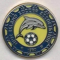 Ніуе, федерація футболу,№3 ЕМАЛЬ /Niue football association federation pin badge