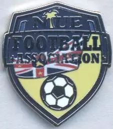 Ніуе, федерация футбола,№4 ЕМАЛЬ /Niue football association federation pin badge