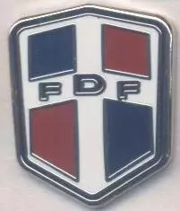 Доминиканська Респ.,федерац.футболу5 ЕМАЛЬ/Dominican Rep.football federation pin