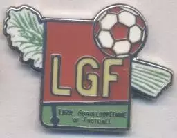 Гваделупа, федерація футболу,№4 ЕМАЛЬ / Guadeloupe football federation pin badge
