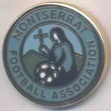 Монтсеррат, федерація футболу,№4 ЕМАЛЬ /Montserrat football federation pin badge