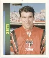 наклейка футбол Зетті (Бразилія) / Zetti, Sao Paulo FC, Brazil player sticker