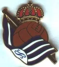 футбол.клуб Реал Сосьєдад (Іспанія) ЕМАЛЬ/Real Sociedad,Spain football pin badge