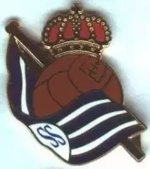 футбол.клуб Реал Сосьєдад (Іспанія) ЕМАЛЬ/Real Sociedad,Spain football pin badge