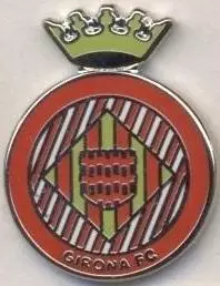 футбол.клуб Жирона (Іспанія)2 ЕМАЛЬ / Girona FC, Spain football enamel pin badge