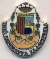 футбол.клуб Льягостера (Іспанія)1 ЕМАЛЬ / UE Llagostera,Spain football pin badge