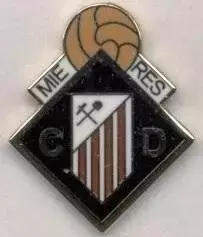 футбольний клуб М'єрес (Іспанія) ЕМАЛЬ/CD Mieres,Spain football enamel pin badge