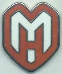 футбол.клуб Мельбурн Харт Австралія ЕМАЛЬ/Melbourne Heart,Australia football pin