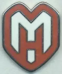 футбол.клуб Мельбурн Харт Австралія ЕМАЛЬ/Melbourne Heart,Australia football pin