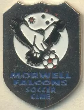 футбол.клуб Морвел Австралія важмет/Morwell Falcons,Australia football pin badge