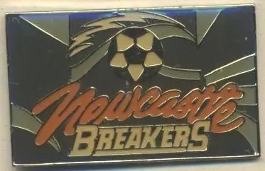 футбол.клуб Ньюкасл (Австралія2 важмет/Newcastle Breakers,Australia football pin