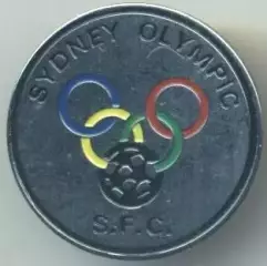 футбол.клуб Олімпік (Австралія) важмет / Sydney Olympic,Australia football badge