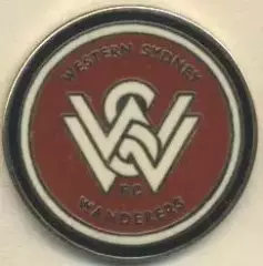 футбол.клуб Вест.Сідней (Австралія)2 ЕМАЛЬ/Western Sydney,Australia football pin