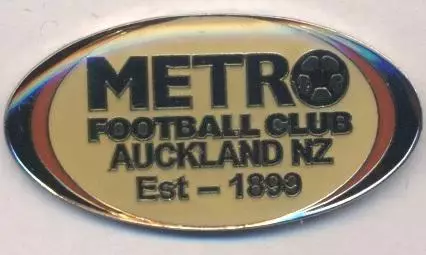 футбол.клуб Метро (Н.Зеландія) важмет/Metro FC Auckland,New Zealand football pin