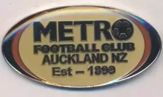 футбол.клуб Метро (Н.Зеландія) важмет/Metro FC Auckland,New Zealand football pin