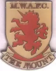футбол.клуб Маунт В.(Н.Зеландія важмет/Mount Wellington,New Zealand football pin