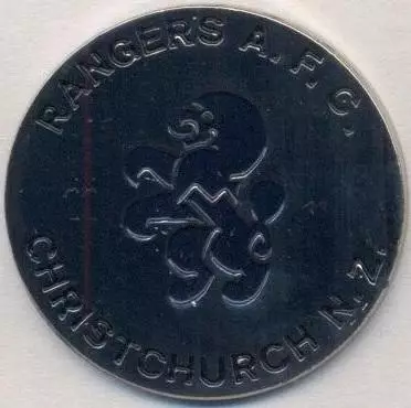 футбол.клуб К.Рейнджерс (Н.Зеландія важмет/Christ.Rangers,N.Zealand football pin