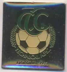 футбол.клуб К.Текнікл (Н.Зеландія важмет/Christ.Technical,N.Zealand football pin