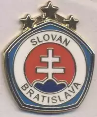 футбол.клуб Слован Брат.(Словач.)4 ЕМАЛЬ/Slovan Bratislava,Slovakia football pin