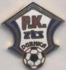 футбол.клуб Дубніца (Словаччина)2 ЕМАЛЬ / FK ZTS Dubnica,Slovakia football badge