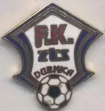футбол.клуб Дубніца (Словаччина)2 ЕМАЛЬ / FK ZTS Dubnica,Slovakia football badge