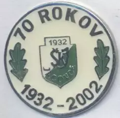 футбол.клуб Яцовце (Словаччина)2 важмет / SK Jacovce,Slovakia football pin badge