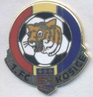 футбол.клуб Кошице (Словаччина) ЕМАЛЬ більший /1.FC Kosice,Slovakia football pin